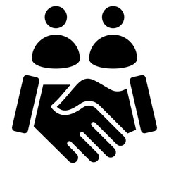 Customer Development Icon Black Style