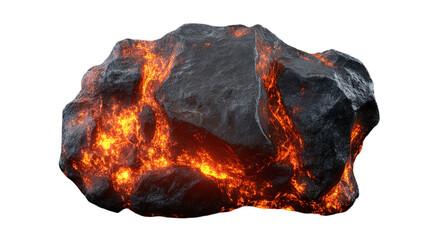 Burning Embers with a Soft Orange Glow