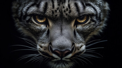 Snow leopard sitting like a king, royal leopard on the snowy peak, snow leopard's silence in a royal pose, snow leopard's regal presence