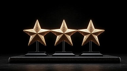 Gold Stars Award Display