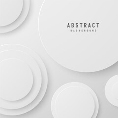 Abstract layered circles background