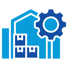Inventory Replenishment Icon Dual Tone Color Style