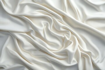 Fototapeta premium White Fabric Drape Texture (1)