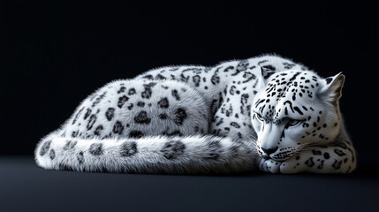 Snow leopard sitting like a king, royal leopard on the snowy peak, snow leopard's silence in a royal pose, snow leopard's regal presence