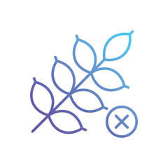 Gluten Free Vector icon