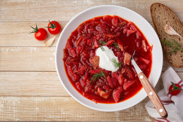 beetroot soup borsch