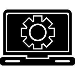Web Development Glyph Icon