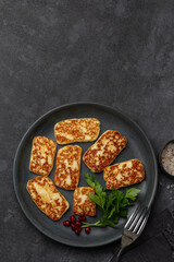 pan fried halloumi cheese