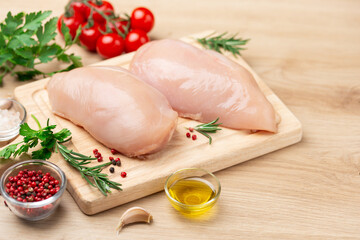  raw chicken breast