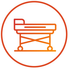 Vector Design Stretcher Icon Style