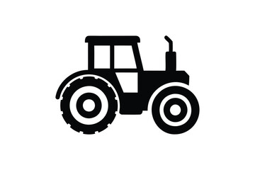 Obraz premium Tractor icon on white background