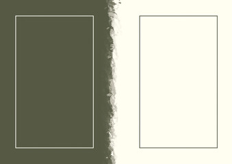 Olive background with space for text