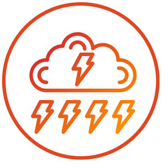 Thunderstorm Icon Style