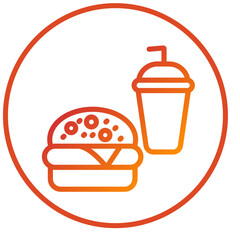 Fast Food Icon Style