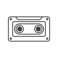 Fototapeta premium audio cassette tape icon