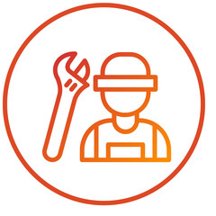 Obraz premium Mechanic Icon Style