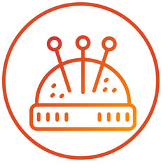 Pin Cushion Icon Style