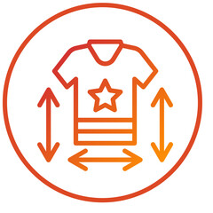 Clothes Measurement Icon Style