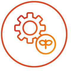 Green Technology Icon Style