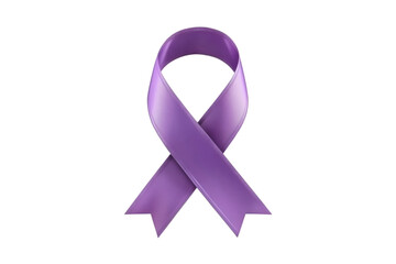 Purple ribbon awareness symbol support hope charity