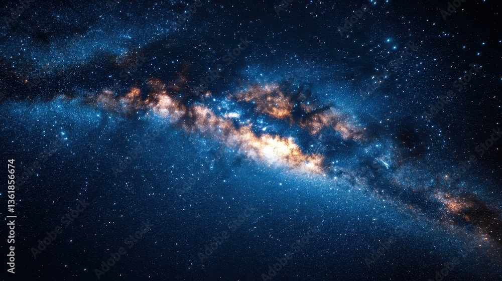 Poster a mesmerizing view of the vast expanse of deep space