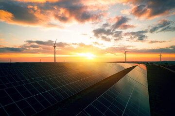 Green energy reduce carbon emissions and makes earth cleaner and more ecological.Clean and...