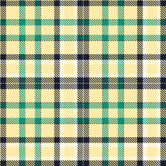 Modern Seamless Tartan in Bright Pale Peach tones Textile Design