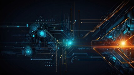 Fototapeta premium Inovative technology background