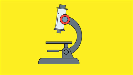 illustration of a microscope
