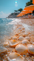 Seashell Pathway to the Ocean