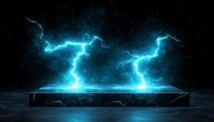 Electric Marble Display Stage