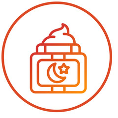 Night Cream Icon Style