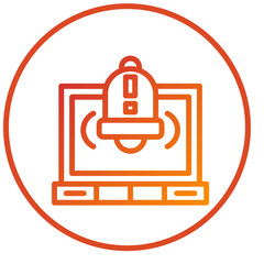 Warning Alarm Icon Style