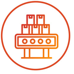 Obraz premium Industry Stock Icon Style