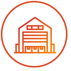 Warehouse Icon Style