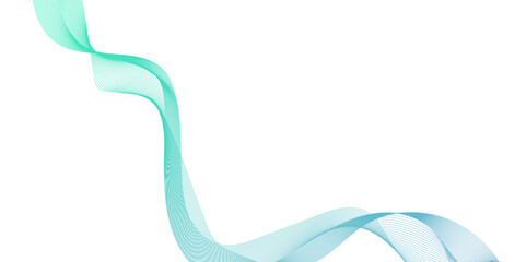 abstract blue wave line background, with symmetrical design representing sound or data transmission in digital technology, for modern design element use.