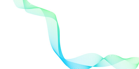 abstract green wave line background, modern green blue with flowing wave lines, green neon backgrounds abstract pattern,vector illustration, abstract wave element for design green and blue white line.