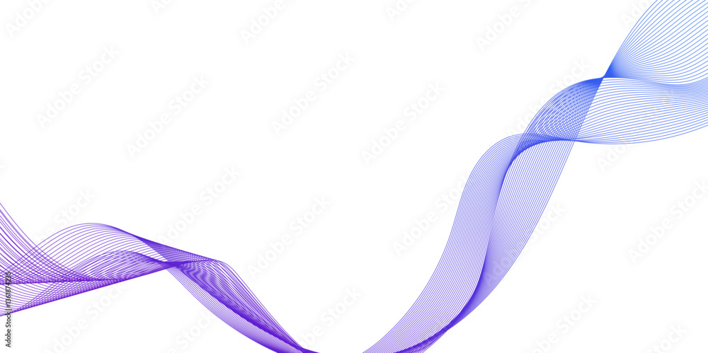 Poster abstract blue wave lines pattern for banner, with glowing light and subtle particles for design, abs