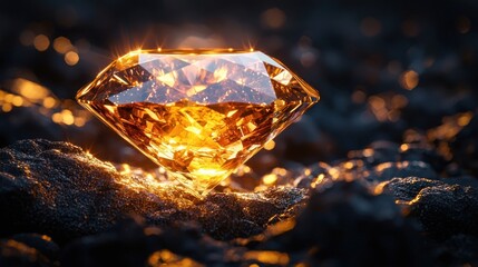 Sparkling diamond unearthed