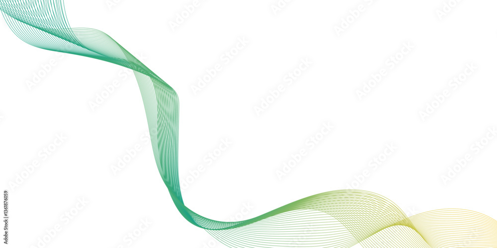 Poster abstract soothing flow wave line, abstract background with lines, smooth transparent lines in the fo