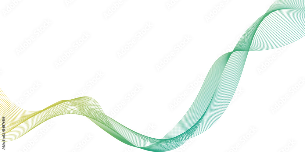 Poster abstract soothing flow wave line, abstract background with lines, smooth transparent lines in the fo
