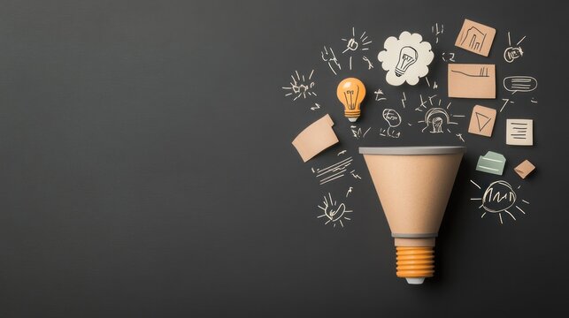 Creative Idea Funnel Concept