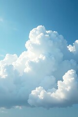 Gray cumulus fluffy clouds fill the sky, creating a tranquil and peaceful atmosphere,  tranquil,  cumulus