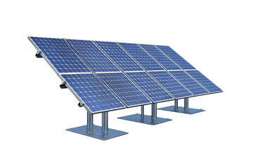 Solar Panel Array Ground Mount System Clean Energy Renewable Technology
