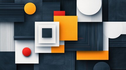 Abstract geometric shapes