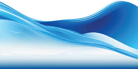 Minimalist Blue and White water ocean Abstract Wave Design with a Soft Gradient Curve, Perfect for Corporate Flyers, Presentations, and Websites
