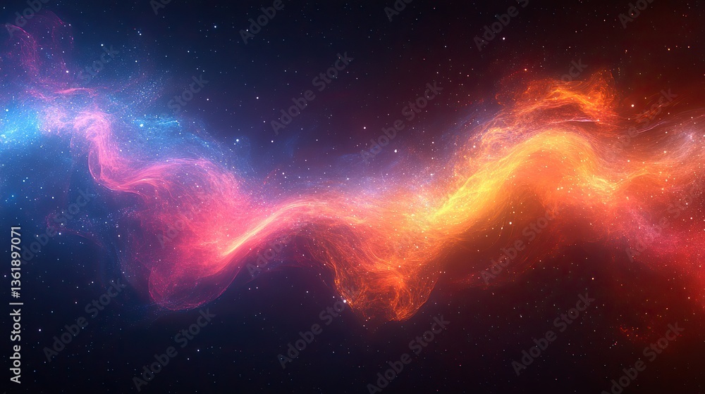 Sticker abstract background with space