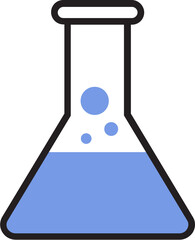 Naklejka premium Erlenmeyer flask