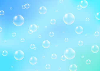 シャボン玉の背景