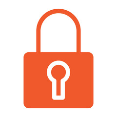 Padlock Vector Icon Design Illustration